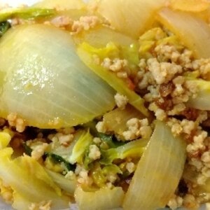 白菜がメインの麻婆白菜、ピリ辛が食欲をそそります